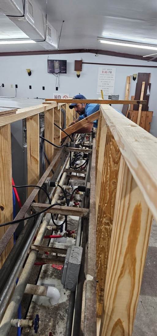 Custom Cabinet Installation for Commercial Washing Machines in Mobile