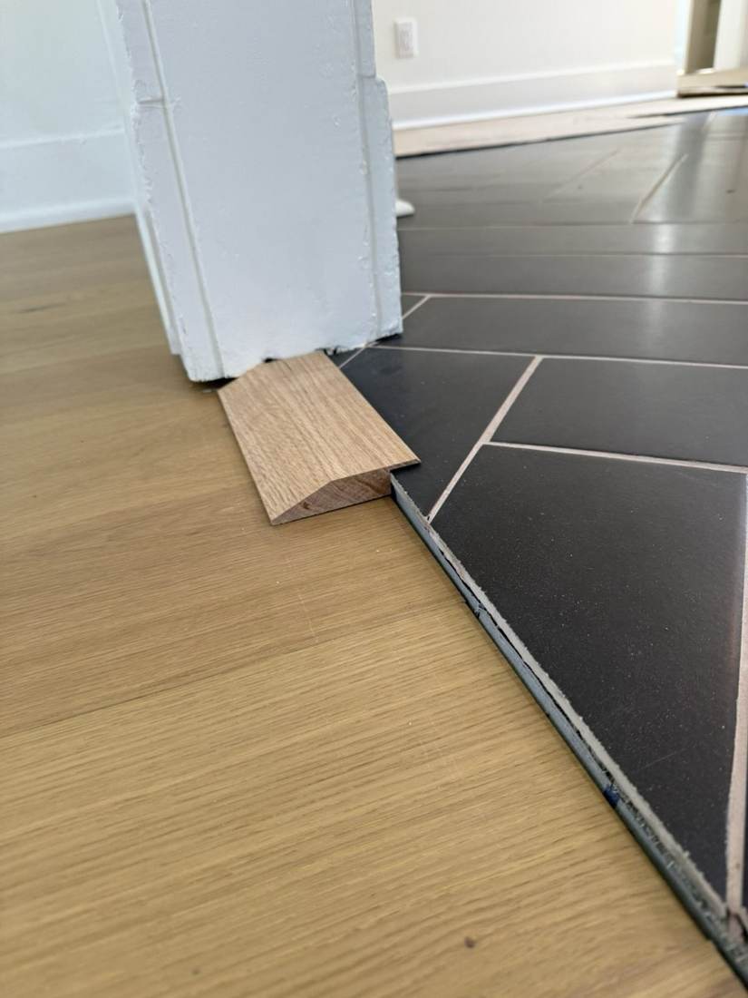 Custom Floor Transitions Trim Carpentry in Mobile