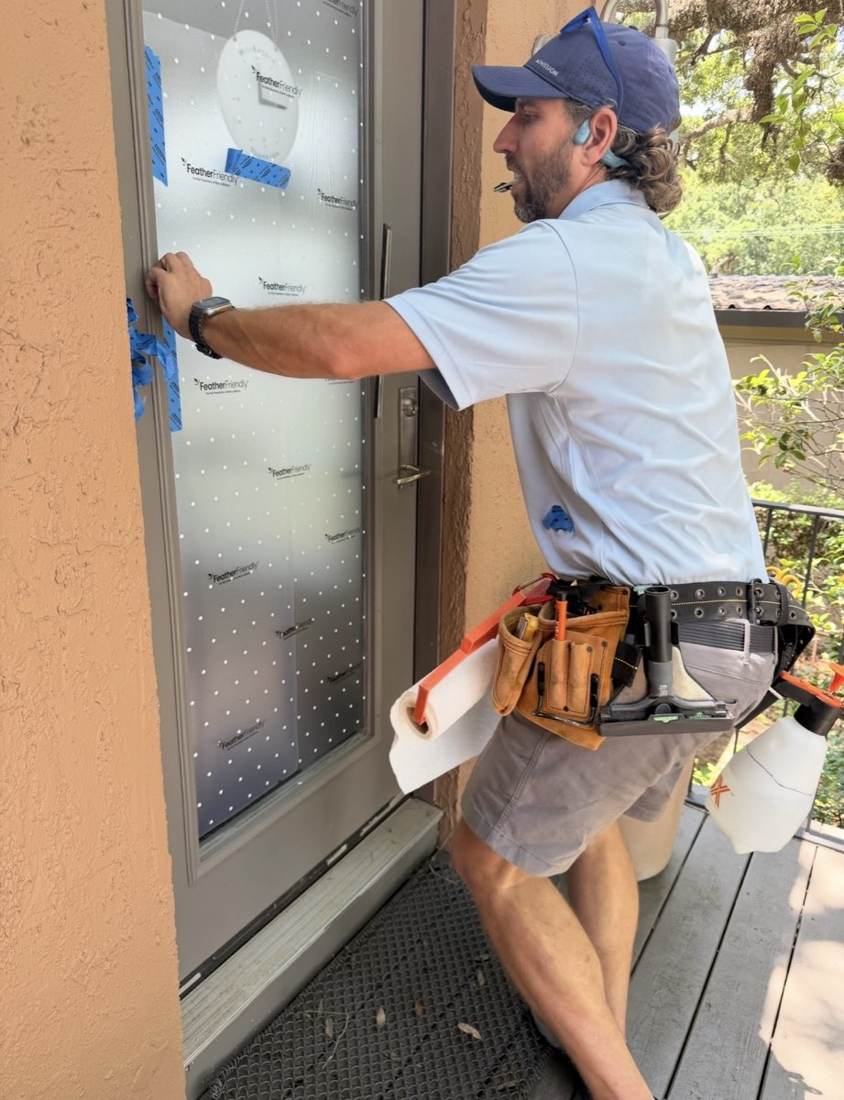 Window Bird Collision Prevention Installation in Fairhope