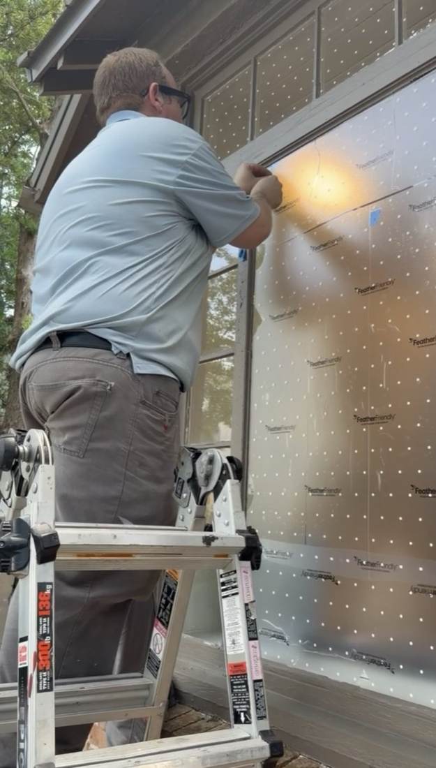 Window Bird Collision Prevention Installation in Fairhope