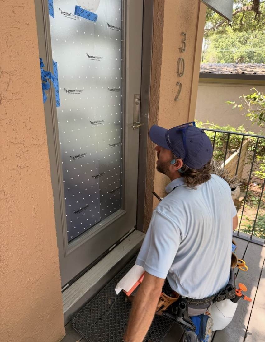 Window Bird Collision Prevention Installation in Fairhope