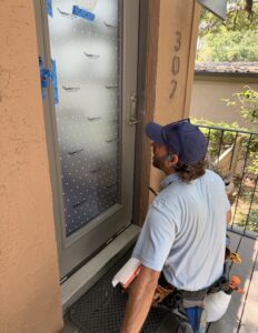 Window Bird Collision Prevention Installation in Fairhope