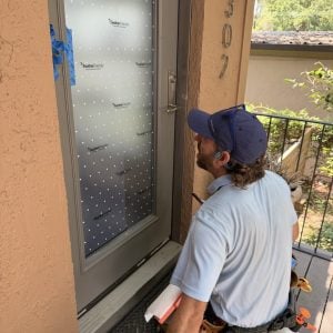 Window Bird Collision Prevention Installation in Fairhope